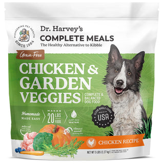 Dr. Harvey's Grain-Free Chicken & Garden Veggies Dehydrated Dog Food, 5-lb Bag