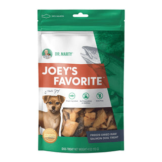 Dr. Marty Joey&#8217;s Favorite Raw Salmon Freeze-Dried Dog Treats, 4-oz