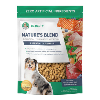 Dr. Marty Nature&#8217;s Blend Essential Wellness Freeze-Dried Raw Dog Food, 16-oz Bag