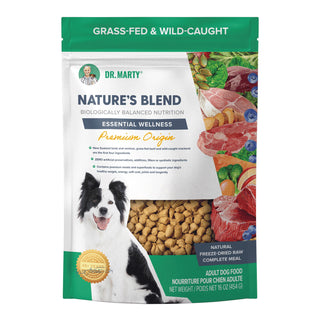 Dr. Marty Nature&#8217;s Blend Premium Origin Freeze-Dried Raw Dog Food, 16-oz Bag