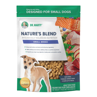 Dr. Marty Nature&#8217;s Blend Small Breed Essential Wellness Freeze-Dried Raw Dog Food, 16-oz Bag