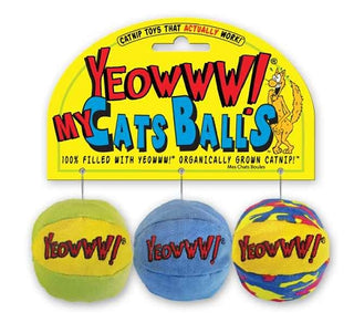 Yeowww! Catnip My Cats Balls Cat Toys