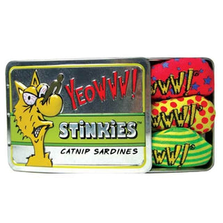 Yeowww! Catnip Tin of Stinkies Cat Toys