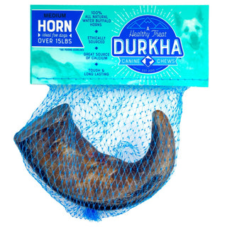 Durkha Buffalo Horn Chews for Dogs, Medium