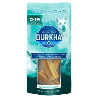 Durkha Cheese Chew for Dogs, X-Small, 3-Pieces