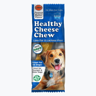 Durkha Healthy Cheese Chew with Peanut Butter Flavor for Dogs, Large