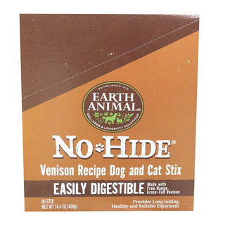 Earth Animal No-Hide Venison Stix Dog Treats, 90-Count