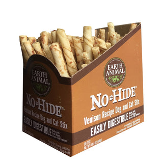 Earth Animal No-Hide Venison Stix Dog Treats, 90-Count