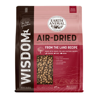 Earth Animal Wisdom Air-Dried From the Land Recipe Dog Food, 2-lb Bag