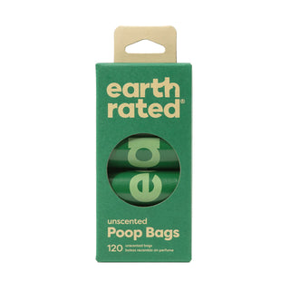 Earth Rated® 120 Count Unscented Dog Waste Bags, 8 Refill Rolls