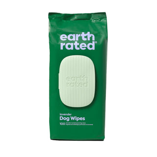 Earth Rated USDA Certified 99% Biobased Lavender Scented Dog Wipes, 100-Count