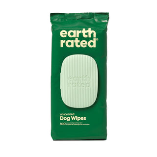 Earth Rated USDA Certified 99% Biobased Unscented Dog Wipes, 100-Count