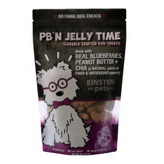 Einstein Pets PB N' Jelly Time Dog Treats, 8-oz Bag