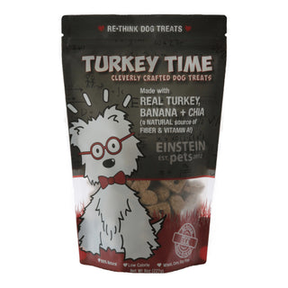 Einstein Pets Turkey Time Dog Treats, 8-oz Bag