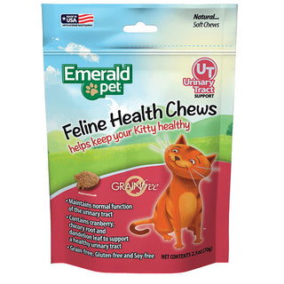 Emerald Pet Urinary Tract Support Grain-Free Cat Soft Chews, 2.5-oz bag