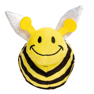 fabdog&#174; Faball Bumble Bee Plush Squeaker Dog Toy, Medium