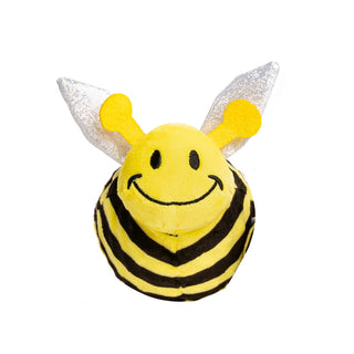 fabdog&#174; Faball Bumble Bee Plush Squeaker Dog Toy, Small