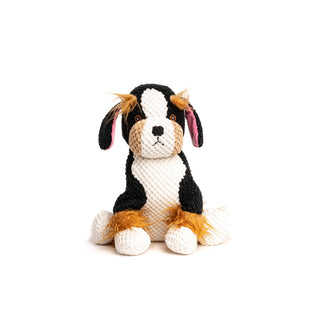 fabdog Floppy Berner Plush Squeaky Dog Toy, Small