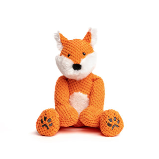 fabdog&#174; Floppy Fox Plush Squeaker Dog Toy, Small