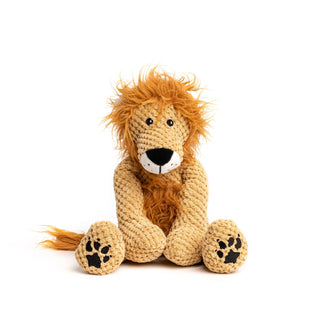 fabdog&#174; Floppy Lion Plush Squeaker Dog Toy, Small