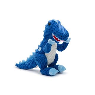 fabdog Floppy T-Rex Dinosaur Plush Squeaky Dog Toy, Small