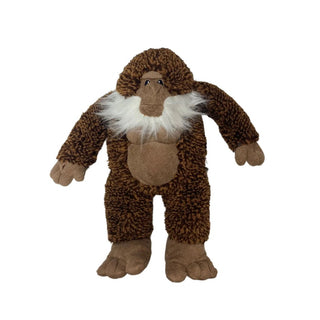 fabdog Fluffy Big Foot Plush Squeaky Dog Toy, Small