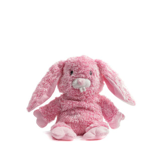 fabdog Fluffy Bunny Plush Squeaky Dog Toy, Small