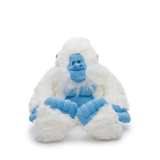 fabdog Fluffy Yeti Plush Squeaky Dog Toy, Small