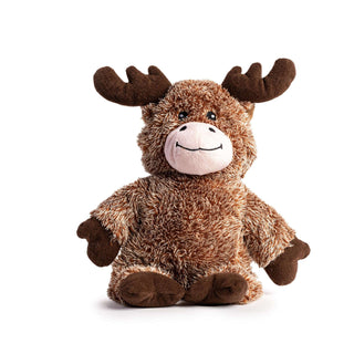 fabdog&#174; Fluffy Moose Plush Squeaker Dog Toy, Small