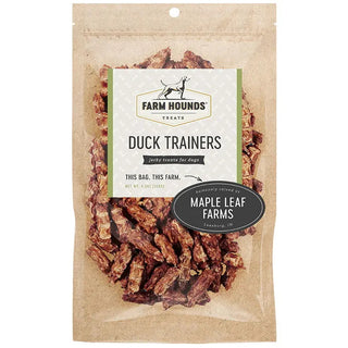 Farm Hounds Premium Duck Trainers Dog Treats, 4.5-oz Bag