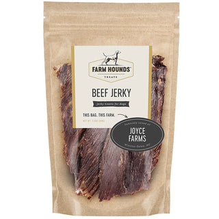 Farm Hounds Premium Beef Jerky for Dogs, 3.5-oz Bag