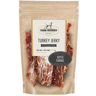 Farm Hounds Premium Turkey Jerky for Dogs, 3.5-oz Bag