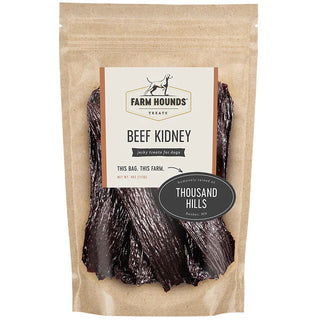 Farm Hounds Premium Beef Kidney Dog Treats, 4.5-oz Bag