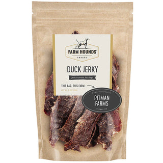 Farm Hounds Premium Duck Jerky Dog Treats, 3.5-oz Bag