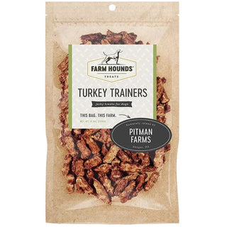 Farm Hounds Premium Turkey Trainers Dog Treats, 4.5-oz Bag