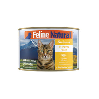 Feline Natural Chicken Feast Canned Cat Food, 6-oz, Case of 12