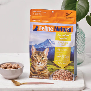 Feline Natural Chicken Feast Freeze-Dried Cat Food, 11-oz bag