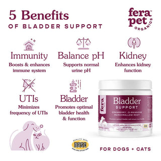 Fera Pets Bladder Support Powder for Dogs and Cats