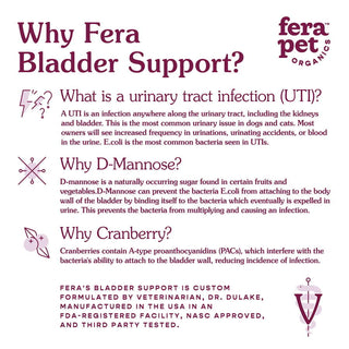 Fera Pets Bladder Support Powder for Dogs and Cats