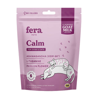 Fera Pets Calm Support Goat Milk Topper Supplement for Dogs & Cats