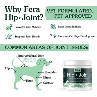 Fera Pets Hip + Joint Support for Dogs, 90 Soft Chews