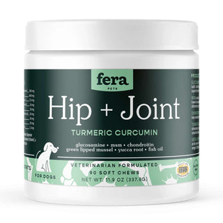 Fera Pets Hip + Joint Support for Dogs, 90 Soft Chews