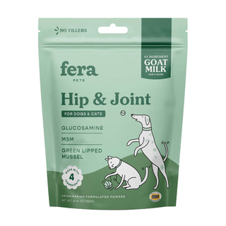 Fera Pets Hip & Joint Support Goat Milk Topper Supplement for Dogs & Cats