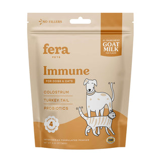 Fera Pets Immune Support Goat Milk Topper Supplement for Dogs & Cats