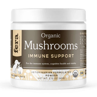 Fera Pets USDA Organic Mushroom Blend Immune Support for Dogs and Cats