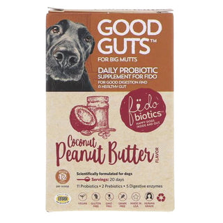 Fidobiotics Good Guts For Big Mutts Daily Probiotic Supplement for Dogs