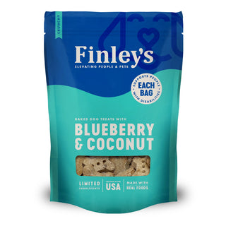 Finley's Blueberry & Coconut Crunchy Biscuits Dog Treats, 16-oz Bag