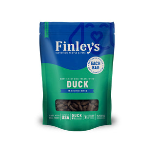 Finley's Duck Recipe Soft Chew Training Bites Dog Treats, 6-oz Bag