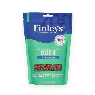 Finley's Duck Recipe Soft Chew Training Bites Dog Treats, 16-oz Bag