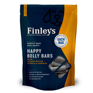 Finley's Happy Belly Soft Chew Bars Dog Treats, 16-oz bag